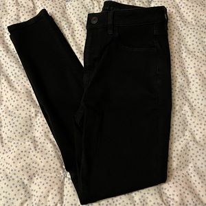 American Eagle black hi-rise jegging